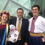 Matthew Guy MP with Lehenda Dancers